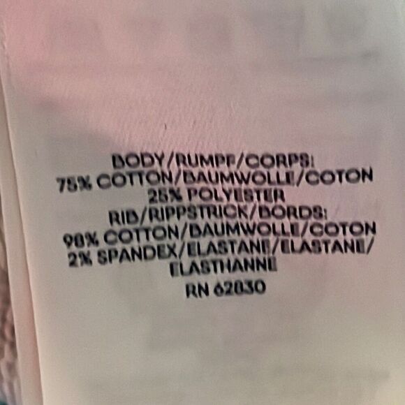 Lands End Floral Sweatshirt Sz. XL 18 - Picture 6 of 6